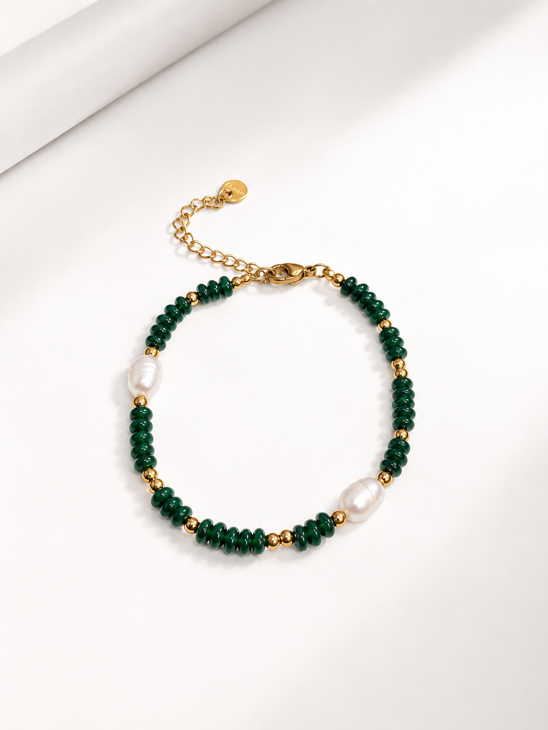 Emerald Pearl Bracelet