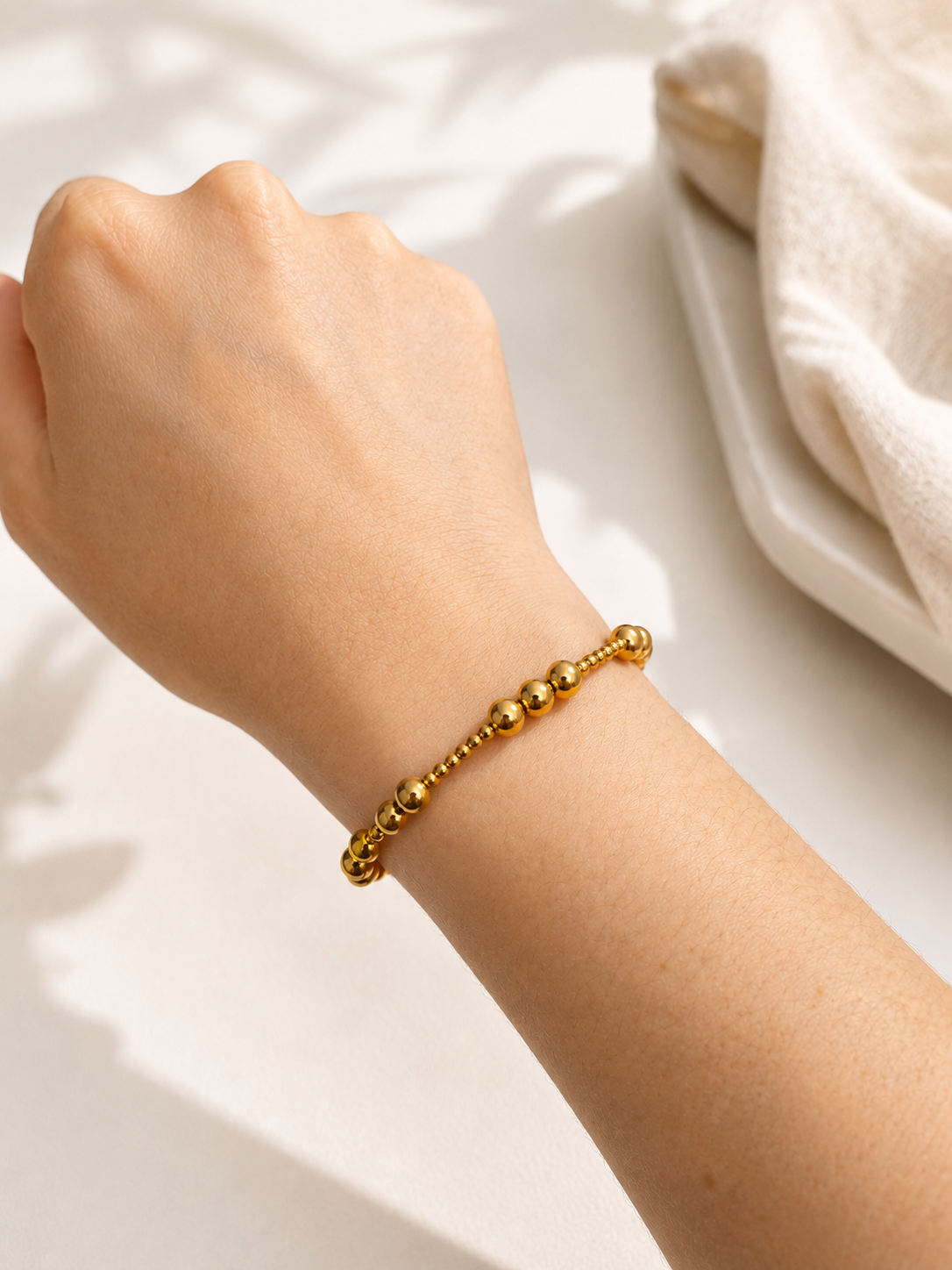 Golden Bead Bracelet