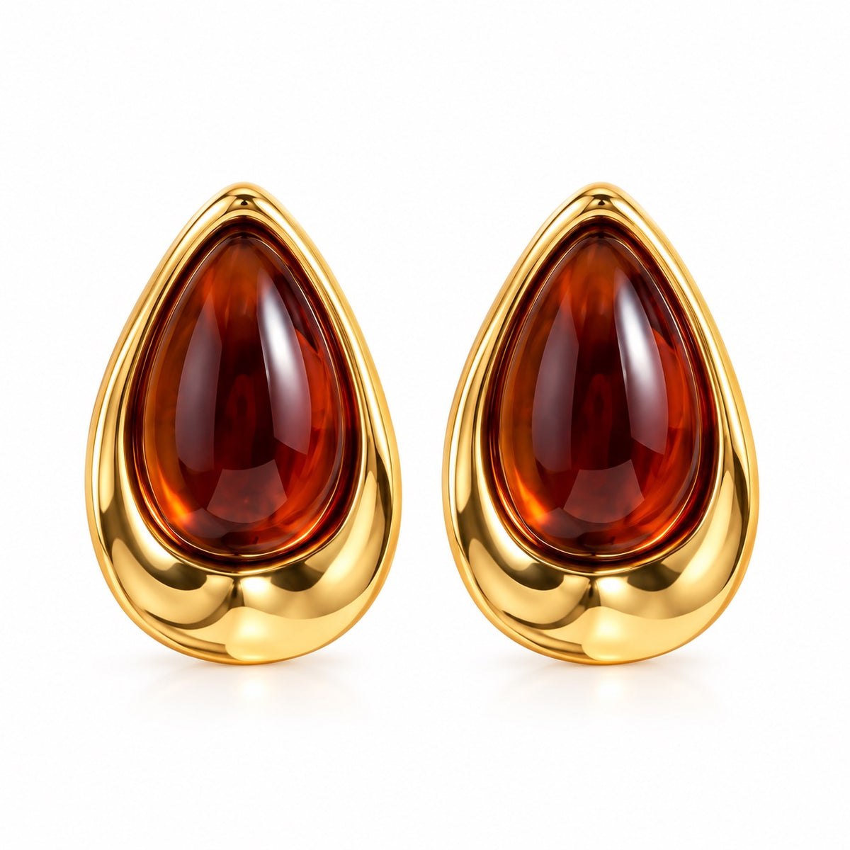 Amara Earrings variante Ámbar