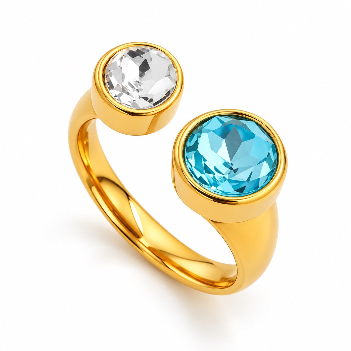 Marina Duo Ring variante Aqua